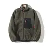 Chaqueta BT Alternativa de Lana de Cordero con Cuello Alto Clásica Retro Deportiva para Exteriores de Forro Polar Estilo Pareja Ropa de Abrigo Cálida Nueva