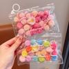 20 lindas ligas de goma para niñas atar la cabeza banda para el pulgar para el cabello para niños bebé no daña el cabello tamaño pequeño cuerda para el cabello cuerda para el cabello tocado