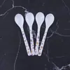 Vajilla de melamina plástico imitación porcelana cuchara aplicación blanca cuchara de sopa pequeña cuchara de café cuchara para condimentos cuchara pequeña cuchara de regalo