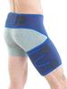 Cinto de proteção para quadril com cinto inguinal integrado exclusivo transfronteiriço anti-distensão muscular cinto de proteção para pernas para levantamento de peso cinto de fitness