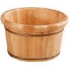 Balde de Banho de Pés de Cedro para Massagem de Adultos Balde de Madeira Carbonizada para Imersão dos Pés Bacia Doméstica para Lavar os Pés Bacia de Madeira Maciça com Isolamento Térmico Panturrilha Espessa