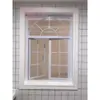 Janelas pequenas feitas sob medida para casas de autoconstrução, de correr internas, de abrir francesas retrô, decoração de janela falsa minimalista, creme