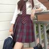 Heyna_Oficial Estilo Japonês Universitário Jk Conjunto Combinado de Gravata sem Laço Caseira Material Escolar Estilo Coreano Retrô