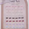 Dulces Accesorios de Arte de Uñas Mini Lazo Francés Estilo Japonés Cinta Color Macarrón Resina Piezas Pequeñas Decoraciones para Uñas