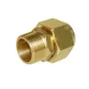 Conector de Tubería de Cobre Expandido con Rosca Exterior y Extremo Recto Expandido para Conexiones de 1/2/3/4 Pulgadas