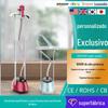 Máquina de Passar Roupa a Vapor Transfronteiriça Vertical Doméstica de Duas Hastes Tanque de Água de Grande Capacidade Máquina de Passar a Vapor Grande Fornecimento Direto da Fábrica Personalização