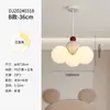 Lámpara de araña para restaurante estilo crema 2024 Nuevo diseñador Creativa Panda Mesa de comedor Comedor Lámpara de bar Moderna Simple