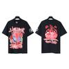 25Ss Marca Americana Tendência Transfronteiriça Hellstar High Street Solta Street Casual Camiseta de Manga Curta de Algodão Puro para Homens e Mulheres