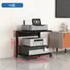 Gabinete Amplificador Multicapa para Sala de Estar Hogareña Estante Móvil para Altavoces Mezclador Soporte de Almacenamiento para Cine en Casa