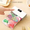 Máquina selladora portátil pequeña transfronteriza para snacks, conservación de alimentos y máquina selladora con pantalla de seis velocidades y clip de sellado