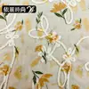 Tela tejida bordada estampada en stock para vestidos, faldas, trajes, camisas y chalecos sin mangas para mujer transfronterizos