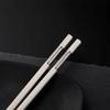 Estilo Europeu Branco Chopsticks Casa 10 Par Set Imitação Cerâmica Marfim Branco Chopsticks Hotel Non-Slip Mildew Prova Fast Kids