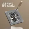 Panel de Plástico Mate con Tacto de Piel, Gris Grande 86, Enchufe de Pared para TV Doméstico Oculto con Interfaz de Cable de Red