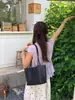 2026 Verano Hecho a Mano Estilo Coreano Piel Suave Tejido Cesta Hueca Bolso de Mano de Moda para Vacaciones Bolso de Hombro Bolso Tote para debajo del brazo