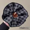 2026 Scrunchie Vintage Otoño-Invierno Estampado de Leopardo para Mujer, Marrón Melard, Goma para el Cabello Grande de Alta Calidad, Accesorio para el Cabello