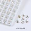 Rhinestones Mariposa 5mm para Uñas Dongzhou Crystal, Rhinestones Imitación Mini Mariposa Brillo Súper Brillante Base Puntiaguda, Decoraciones para Uñas de Forma Irregular