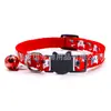 Collar de dibujos animados de pez gato lindo de 1 cm con cascabel, collar de jersey para perro anti-pérdida, decoración de hebilla de gato para collar de gato