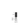Botella de Spray de Perfume Muestra Tónico Protector Solar en Spray Botella de Vidrio Transparente Mini Portátil Niebla Fina Botella Vacía