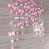 Cachorro Jade Gui Fofo Laço Estrela Feliz Quarto Histerico Cortina de Porta Cortina Decorativa Cortina de Barreira Sem Perfuração para Menina