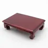 Mesa Baja de Madera Miniatura de Casa de Muñecas de 12 Puntos / Muebles de Sala de Estar / Artesanías Tesoro de Manga BJDOB11