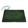 Banheiro para Cachorro Descarga Automática Dreno Reto Limpeza de Esgoto Banheiro Pequeno para Cachorro Vaso Sanitário Urinol Cachorro Gato Grama Artificial Banheiro