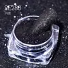 Decorações para Nail Art em Pó de Diamante Triturado Super Brilhante, Pó Glitter Diamante Deslumbrante de Ângulo Reto, Pó de Cristal Colorido com Strass Transfronteiriço