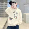 Sudadera de Dibujos Animados para Niños Otoño 2026 Nuevo Estilo Manga Larga Más Terciopelo Superior Niño Primavera Otoño Travieso Guapo Niño Grande Ropa Infantil