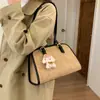 Bolsa Tote Feminina Grande Capacidade 2025 Nova Versátil Fashionável Acolchoada de Ombro Axila Bolsa de Trabalho de Alto Padrão para o Dia a Dia