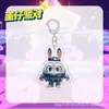 Chaveiro Colaboração Egg Party Zootopia Nick Ovo Judy Ovo Acrílico Plano Pingente de Bolsa Presente