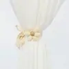 En Stock de Fábrica Transfronterizos Dibujos Animados Flor Crema Ajustables Sin Taladro Creativos Sin Instalación Alzapaños para Cortinas