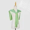 2026 Novo Xale Pequeno de Tricô Liso Textura de Bambu Cardigan Externo Protetor de Ombros para Ambiente com Ar Condicionado Xale de Proteção Solar para Mulheres