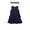 Tutu Elefantito Ropa Infantil Vestido Niñas 2026 Verano Nuevo Vestido Largo Cuadros Niños Sin Mangas Vestido Chaleco