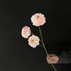 Flores Artificiales Color Champagne para Uso en Bodas, Techo de Salón de Bodas, Decoración de Piso de Hortensia Rosa, Flores Artificiales para Paisajismo