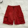 250617002 Shorts Cargo Casuais de Secagem Rápida de Estilo Igual para Casais de Verão ao Ar Livre, Leves e Versáteis para Roupas de Trabalho