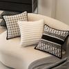 Almohada Casual y Versátil, Lujo Accesible y Almohada de Alta Gama, Cama de Tela Escandinava, Funda de Almohada para Sofá de Sala de Estar, Cojín con Relleno