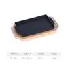 Plancha Rectangular de Hierro Fundido Engrosada para Teppanyaki Barbacoa Cocina Japonesa y Coreana Plancha Antiadherente para Barbacoa Plancha de Hierro para Bistec