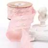 Cinta de Tela Espiga Cóncava y Convexa Lazo DIY Accesorios para el Cabello Empaque de Ramo de Boda Cinta Jacquard Estéreo