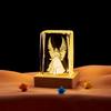 Atacado transfronteiriço arcanjo 3D tridimensional gravação a laser cubo de cristal luz noturna para dormir sonho presentes criativos