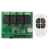 Yiweilian 4 Interruptor de Relé Módulo de Control Remoto para Teléfono Móvil Wifi de Cuatro Vías Temporización Control por Voz Xiaoai
