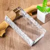 Fabricante de Tijolos de Vidro Quadrados Transparentes Ultra-Brancos com Padrão de Cristal de Gelo Dupla Face Tijolos de Cristal Sólido para Divisórias de Banheiro e Paredes de Fundo