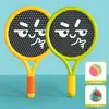 Raqueta de Tenis Infantil Deportes de Interior Juguete de Tenis para Padres e Hijos Raqueta Bebé Educativo Set de Entrenamiento al Aire Libre Raqueta de Tenis