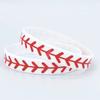 Softbol atleta adulto Jonrón juvenil competencia escolar impresión plana pulsera de silicona de softbol