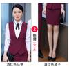 Chaleco Unisex Ropa de Trabajo Chaleco de Mujer Versátil Ropa de Negocios Conjunto de Tres Piezas Chaleco Coreano para Mujer Chaleco Chaqueta sin Mangas