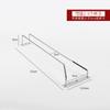 Colgador lateral de acero inoxidable para copas de vino, creativo para el hogar, mueble de madera para vinos, colgador para copas de vino, copa al revés, estante para vinos