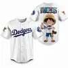 Comercio Exterior Transfronterizo Nuevo Estilo Uniformes de Béisbol Uniformes de Competición y Entrenamiento Impresos en 3D Camisetas Deportivas Casuales para Hombre Estilo Americano Manga Corta Venta al por Mayor