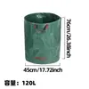 Saco de Armazenamento para Coleta de Lixo de Folhas, Ervas Daninhas, Galhos Secos - Reforçado Espesso de Grande Capacidade Personalizado para Jardinagem, Pátio Externo, Transfronteiriço