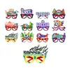 Gafas de Fieltro Populares de Amazon para el Mundial Decoraciones de Fiesta Gafas para Tomar Fotos con Atmósfera de Fútbol del Mundial