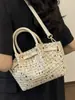 Bolsa Feminina Nova Moda Verão 2026 Bolsa de Mão Plissada Bolsa para o Dia a Dia Bolsa de Ombro Único Estilo Cesta Bolsa Saco de Alto Valor