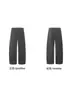Pantalones de Chándal Retro Americanos para Hombre Otoño Invierno Engrosados Sueltos Pierna Ancha Cintura Alta Caída Cordón Linterna Casual Largos Versátiles