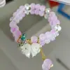 Nova Pulseira Orquídea Doce Mori Design Simples Ins Nicho Joker Gradiente Pulseira de Estudante Namorada Atacado